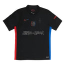 Camisa Barcelona Away x Travis Scott All Black 24/25 - Nike Torcedor Masculina