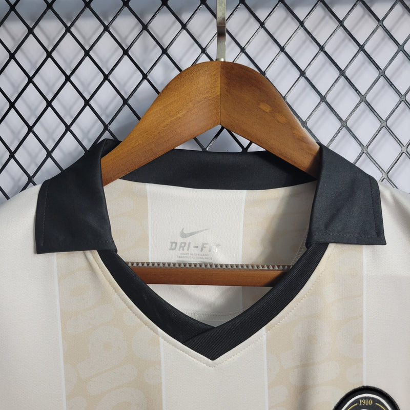 Camisa Corinthians 100th - Versão Retrô Bege