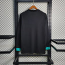 Camisa Retrô Real Madrid Manga Longa II  2017/18 Adidas Retrô Preto