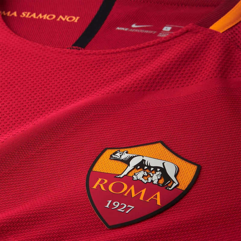 Camisa Retrô Roma I Nike 2017/18 Masculino Vermelho