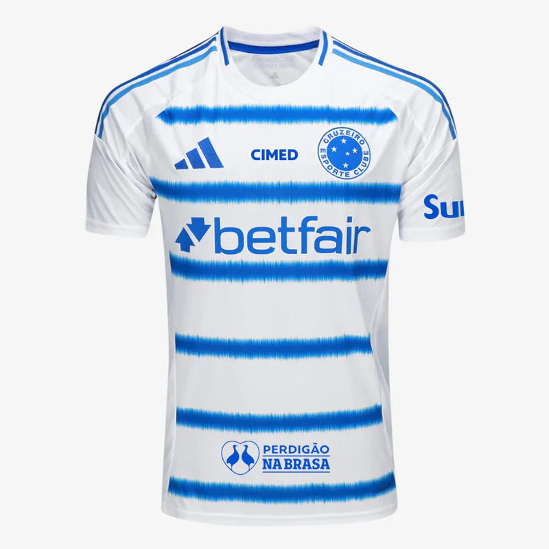 Camisa Cruzeiro Away Todos Patrocínios 25/26 - Adidas Torcedor Masculina