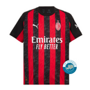 Camisa AC Milan Home 25/26 - Torcedor Puma Masculino - Vermelho e Preto