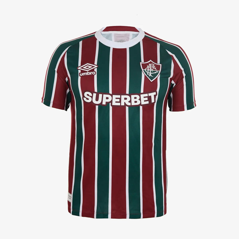 Camisa Fluminense Home 25/26 - Umbro Torcedor Masculina Lançamento