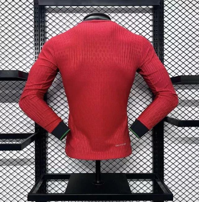 Camisa Portugal Home Manga Comprida 24/25 - Nike Versão Jogador