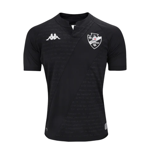 Camisa Vasco III Preta 24/25 - Kappa Torcedor Masculina